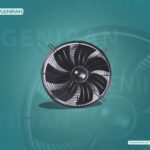 هواکش ایلکای هفت پره فلزی معکوس 60 سانت 1400 دور سه فاز