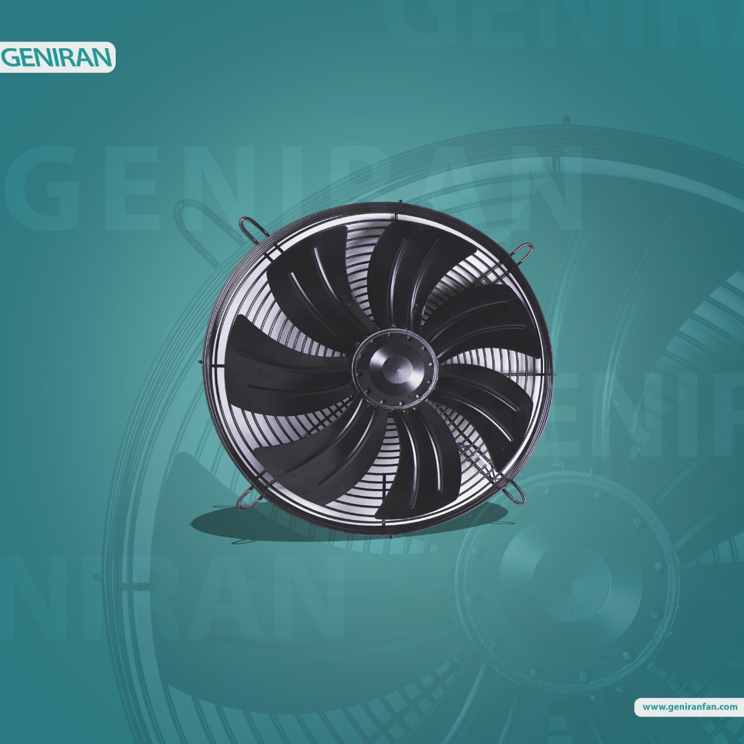 هواکش ایلکای هفت پره فلزی معکوس 60 سانت 1400 دور سه فاز